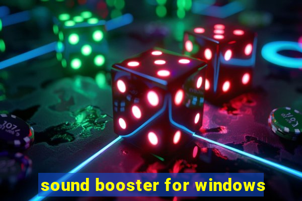 sound booster for windows